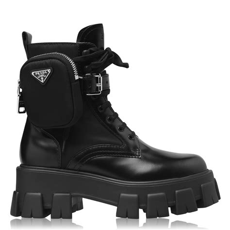 prada women boots sale|prada combat boots women's.